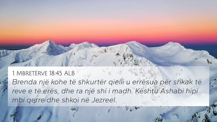 1 Mbretërve 18:45 ALB Bible Verse Image
