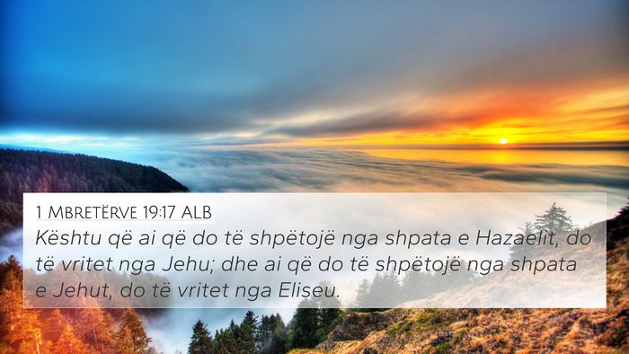 1 Mbretërve 19:17 ALB Bible Verse Image