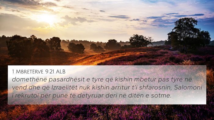 1 Mbretërve 9:21 ALB Bible Verse Image