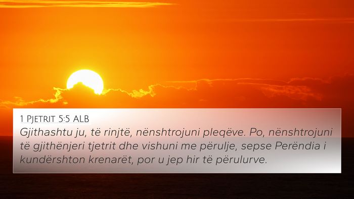 1 Pjetrit 5:5 ALB Bible Verse Image