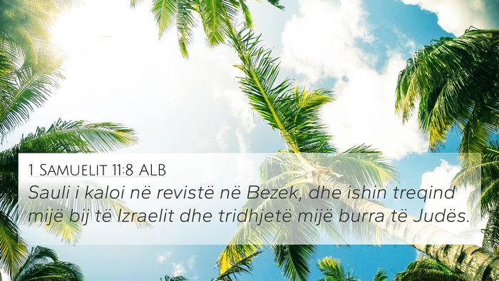 1 Samuelit 11:8 ALB Bible Verse Image