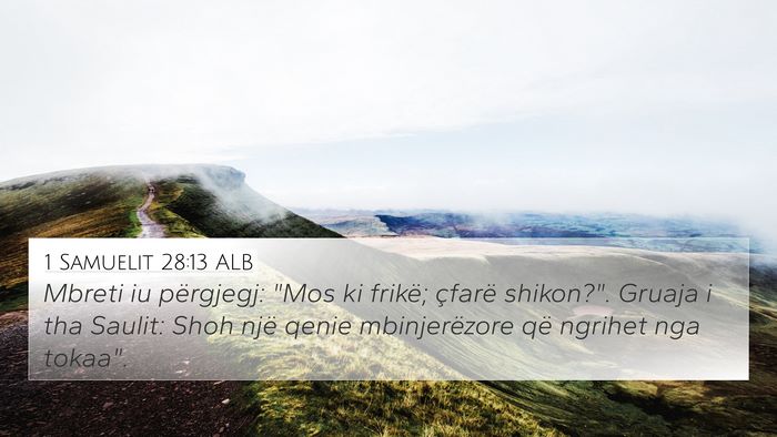 1 Samuelit 28:13 ALB 4K Wallpaper - Mbreti iu përgjegj: 