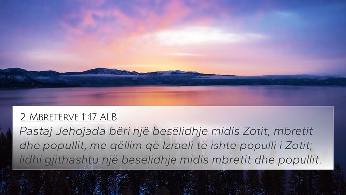 2 Mbretërve 11:17 ALB Bible Verse Image