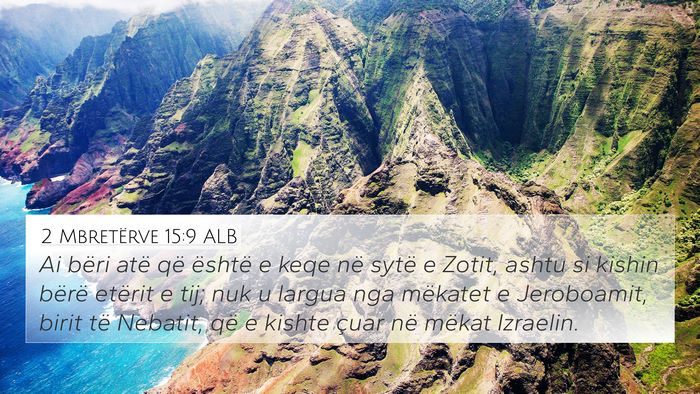 2 Mbretërve 15:9 ALB Bible Verse Image