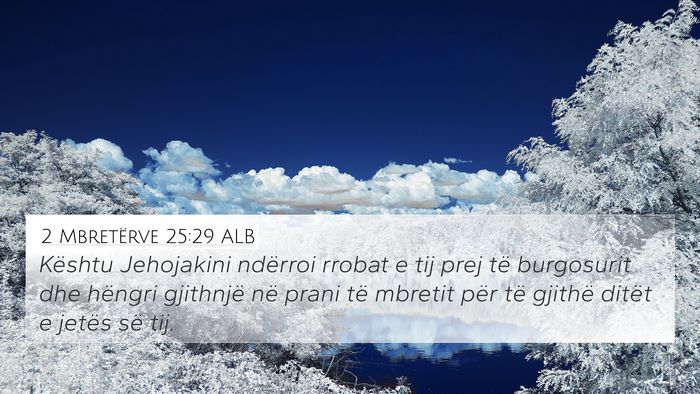 2 Mbretërve 25:29 ALB Bible Verse Image