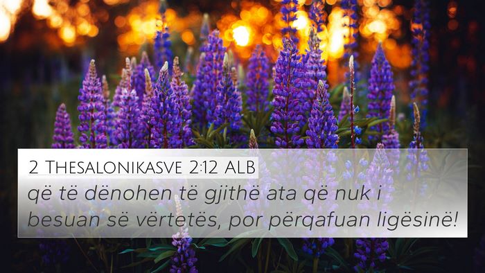 2 Thesalonikasve 2:12 ALB Bible Verse Image