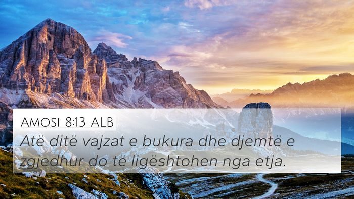 Amosi 8:13 ALB Bible Verse Image