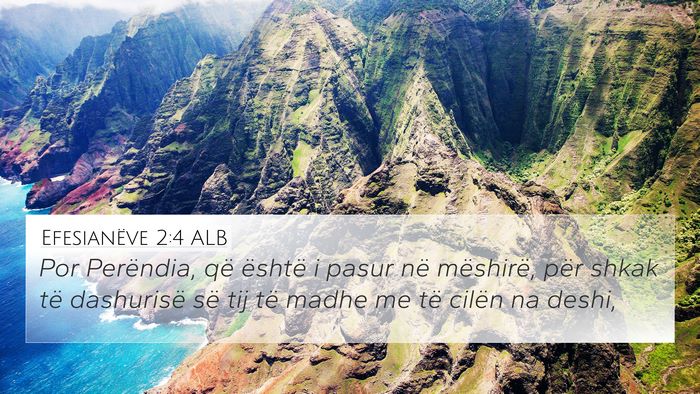 Efesianëve 2:4 ALB Bible Verse Image