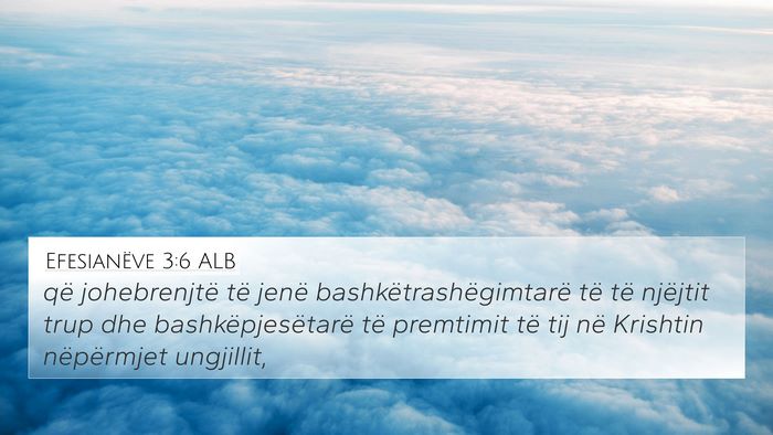 Efesianëve 3:6 ALB Bible Verse Image