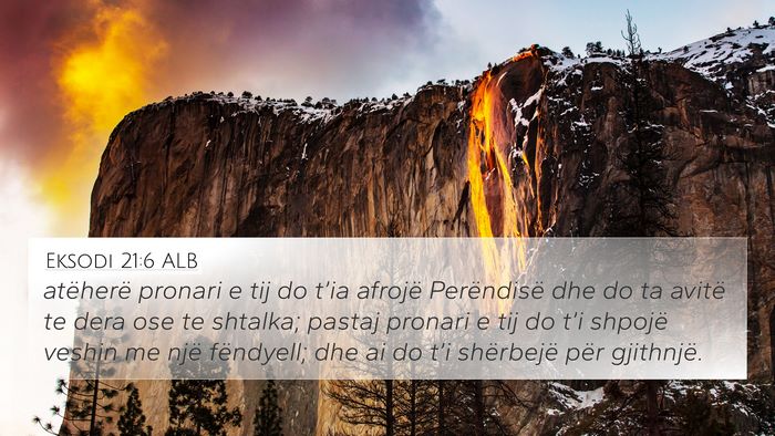 Eksodi 21:6 ALB Bible Verse Image
