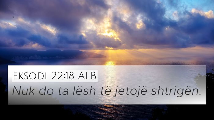 Eksodi 22:18 ALB Bible Verse Image