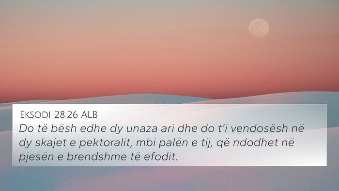 Eksodi 28:26 ALB Bible Verse Image