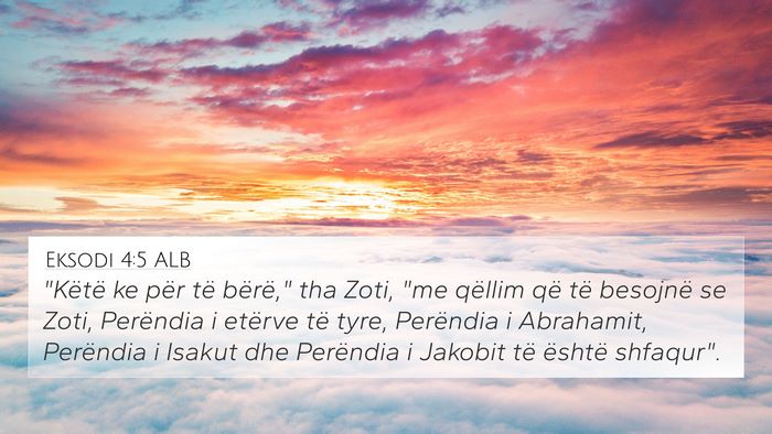 Eksodi 4:5 ALB 4K Wallpaper - 