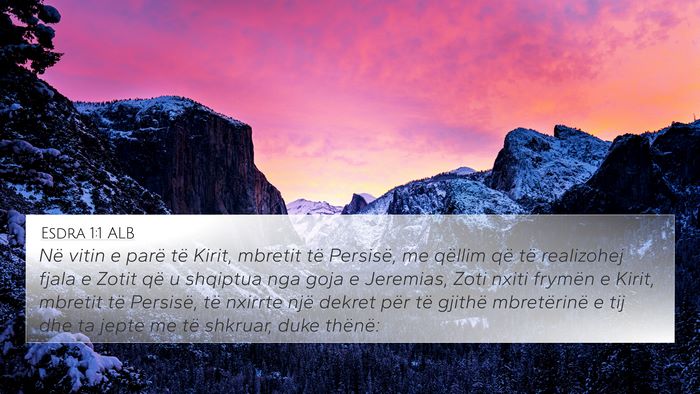 Esdra 1:1 ALB Bible Verse Image