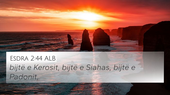 Esdra 2:44 ALB Bible Verse Image