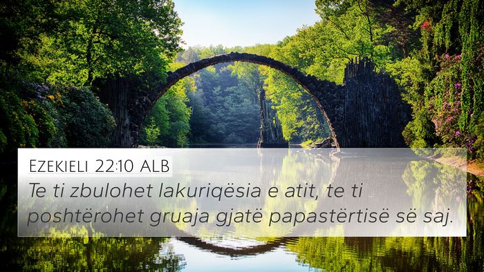 Ezekieli 22:10 ALB Bible Verse Image