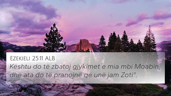 Ezekieli 25:11 ALB Bible Verse Image