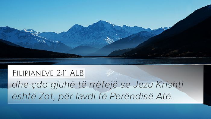 Filipianëve 2:11 ALB Bible Verse Image