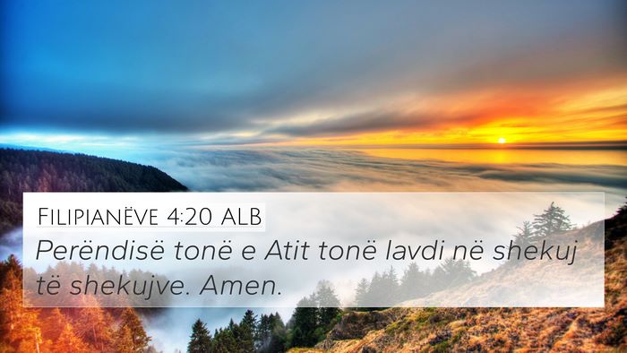 Filipianëve 4:20 ALB Bible Verse Image