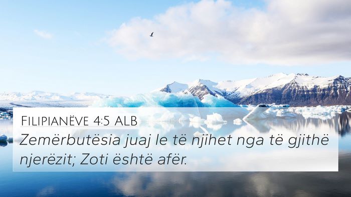 Filipianëve 4:5 ALB Bible Verse Image