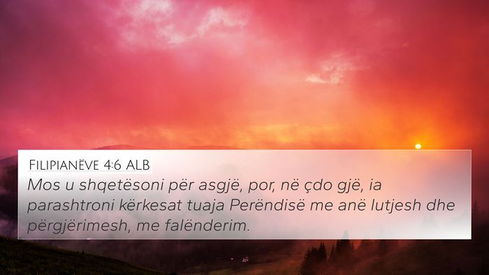 Filipianëve 4:6 ALB Bible Verse Image