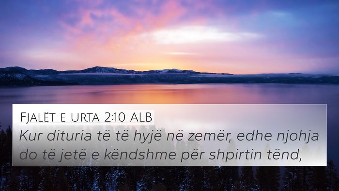 Fjalët e urta 2:10 ALB Bible Verse Image