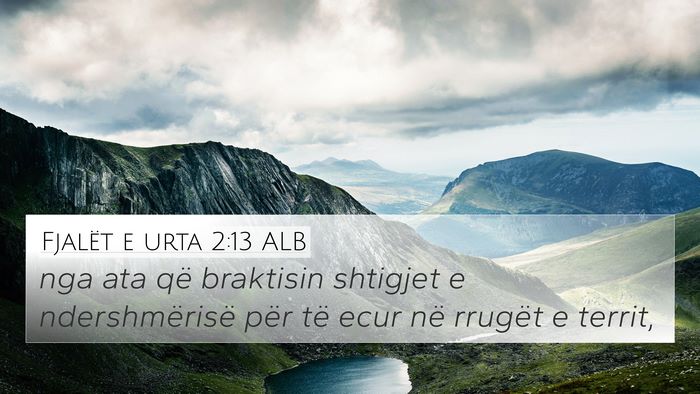 Fjalët e urta 2:13 ALB Bible Verse Image