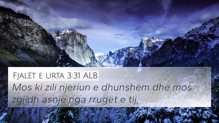 Fjalët e urta 3:31 ALB Bible Verse Image