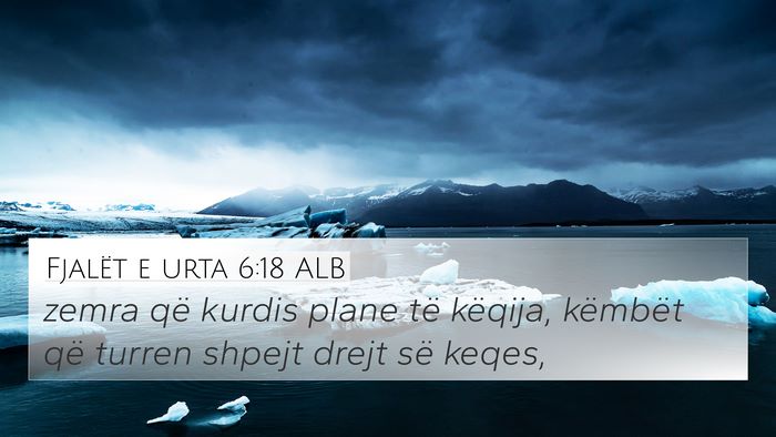 Fjalët e urta 6:18 ALB Bible Verse Image