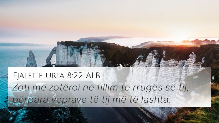 Fjalët e urta 8:22 ALB Bible Verse Image