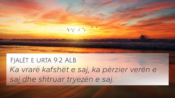 Fjalët e urta 9:2 ALB Bible Verse Image