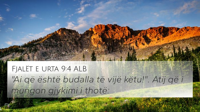 Fjalët e urta 9:4 ALB Bible Verse Image