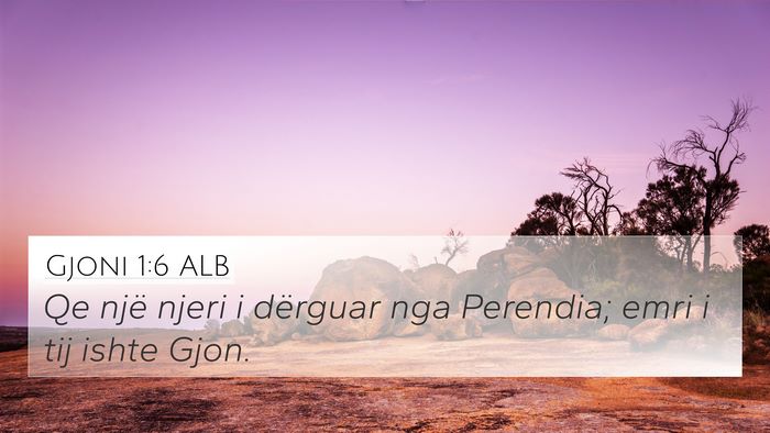 Gjoni 1:6 ALB Bible Verse Image