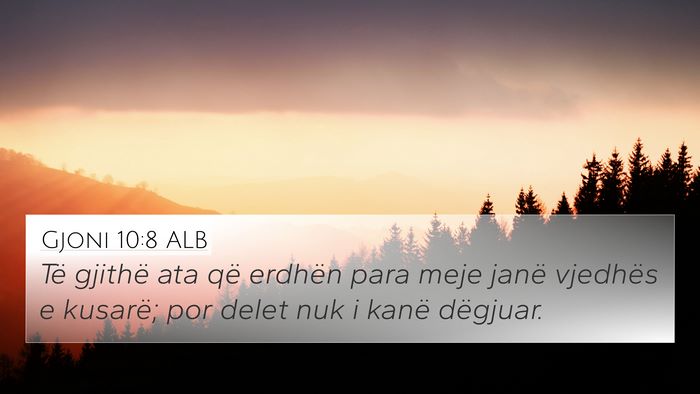 Gjoni 10:8 ALB Bible Verse Image