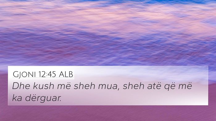 Gjoni 12:45 ALB Bible Verse Image
