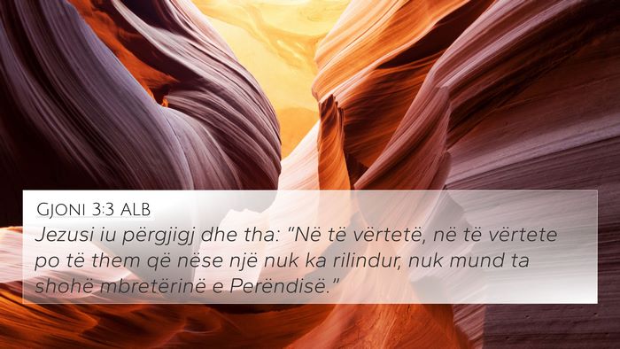 Gjoni 3:3 ALB Bible Verse Image