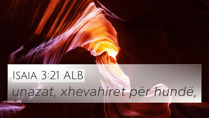 Isaia 3:21 ALB 4K Wallpaper - unazat, xhevahiret për - 4K Wallpaper Bible Verse