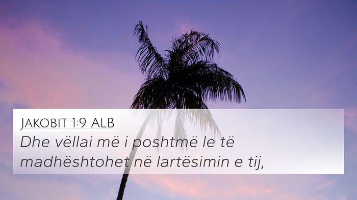 Jakobit 1:9 ALB Bible Verse Image