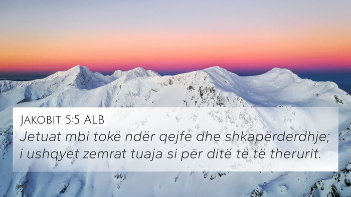 Jakobit 5:5 ALB Bible Verse Image