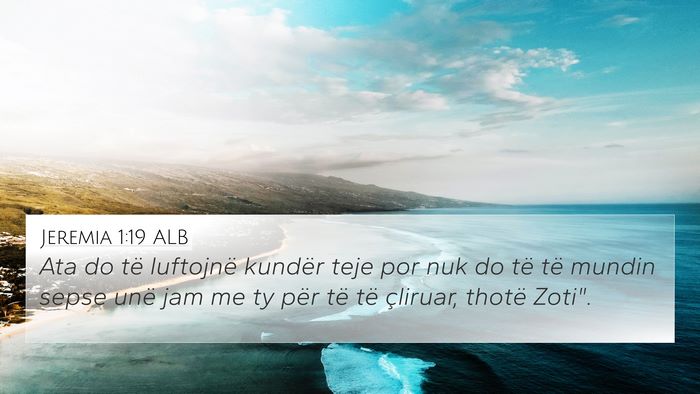 Jeremia 1:19 ALB Bible Verse Image
