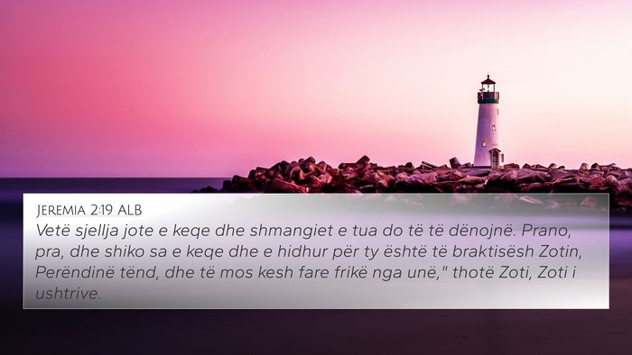 Jeremia 2:19 ALB Bible Verse Image