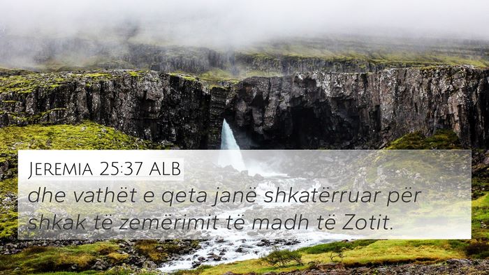 Jeremia 25:37 ALB Bible Verse Image