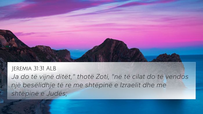 Jeremia 31:31 ALB Bible Verse Image