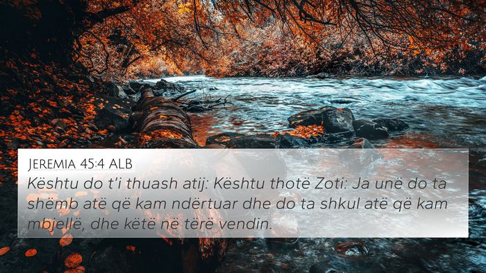 Jeremia 45:4 ALB Bible Verse Image