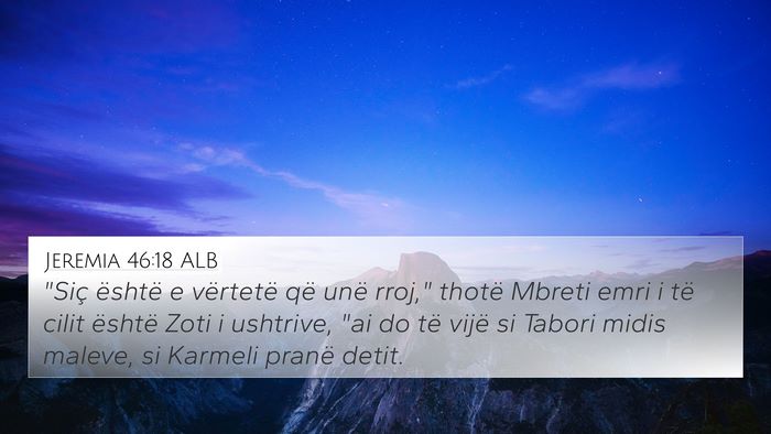 Jeremia 46:18 ALB Bible Verse Image