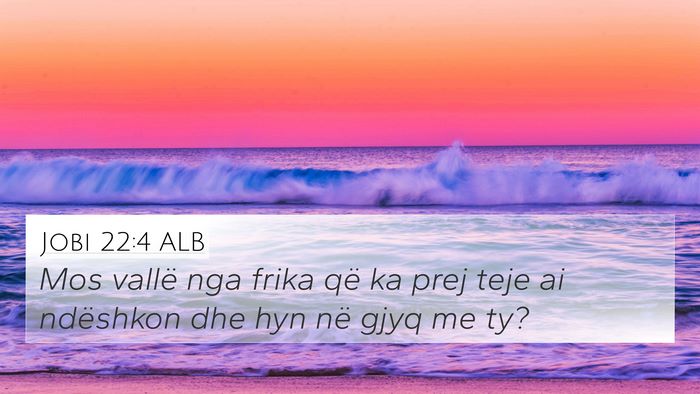 Jobi 22:4 ALB Bible Verse Image