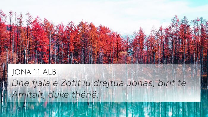 Jona 1:1 ALB Bible Verse Image