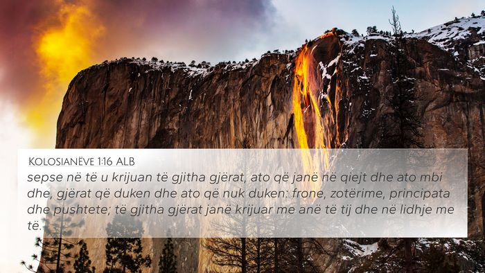 Kolosianëve 1:16 ALB Bible Verse Image