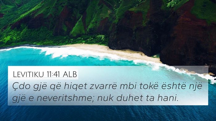 Levitiku 11:41 ALB Bible Verse Image