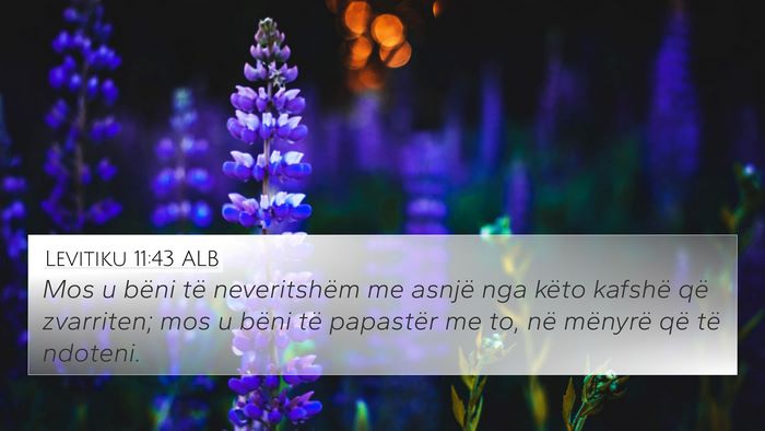 Levitiku 11:43 ALB Bible Verse Image